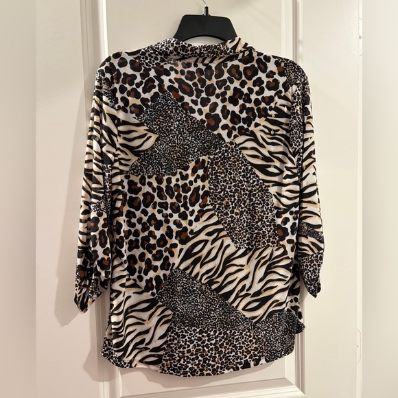 Sophie Rue Multicolor Animal Print Button-Down Shirt - Picture 3 of 3